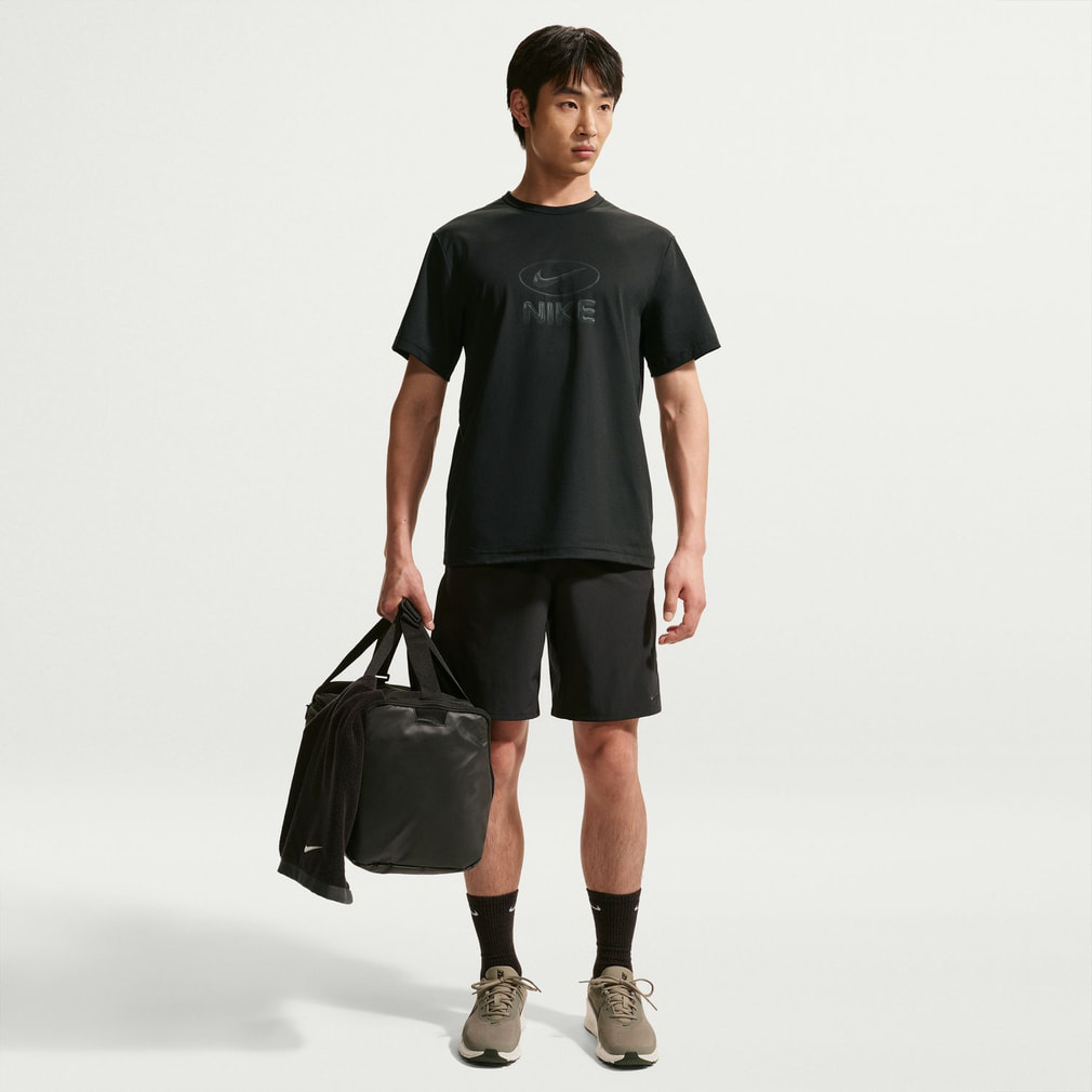 NIKE ナイキ メッシュ生地 風車ロゴ入りTシャツ ハーフパンツ上下セット ナイキ メンズ 半袖 機能 Tシャツ DF UV HYVERSE TOP FLD IM3596