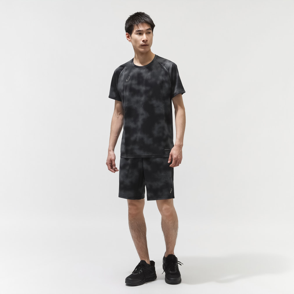 アシックス メンズ 半袖 機能 Tシャツ ドライグラフィックショート