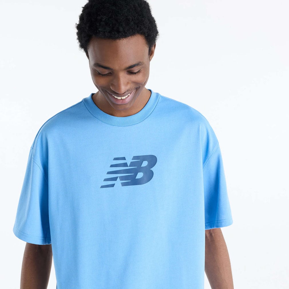 ニューバランス メンズ 半袖 機能 Tシャツ NBロゴショートスリーブ T