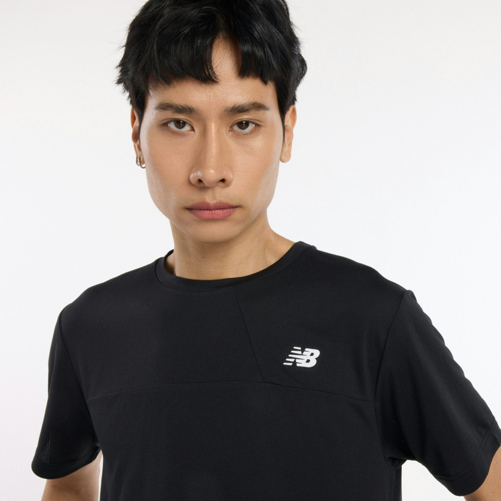 ブラック Tシャツ スビンプラチナムスムース テーラードモックネックTシャツ ブラック