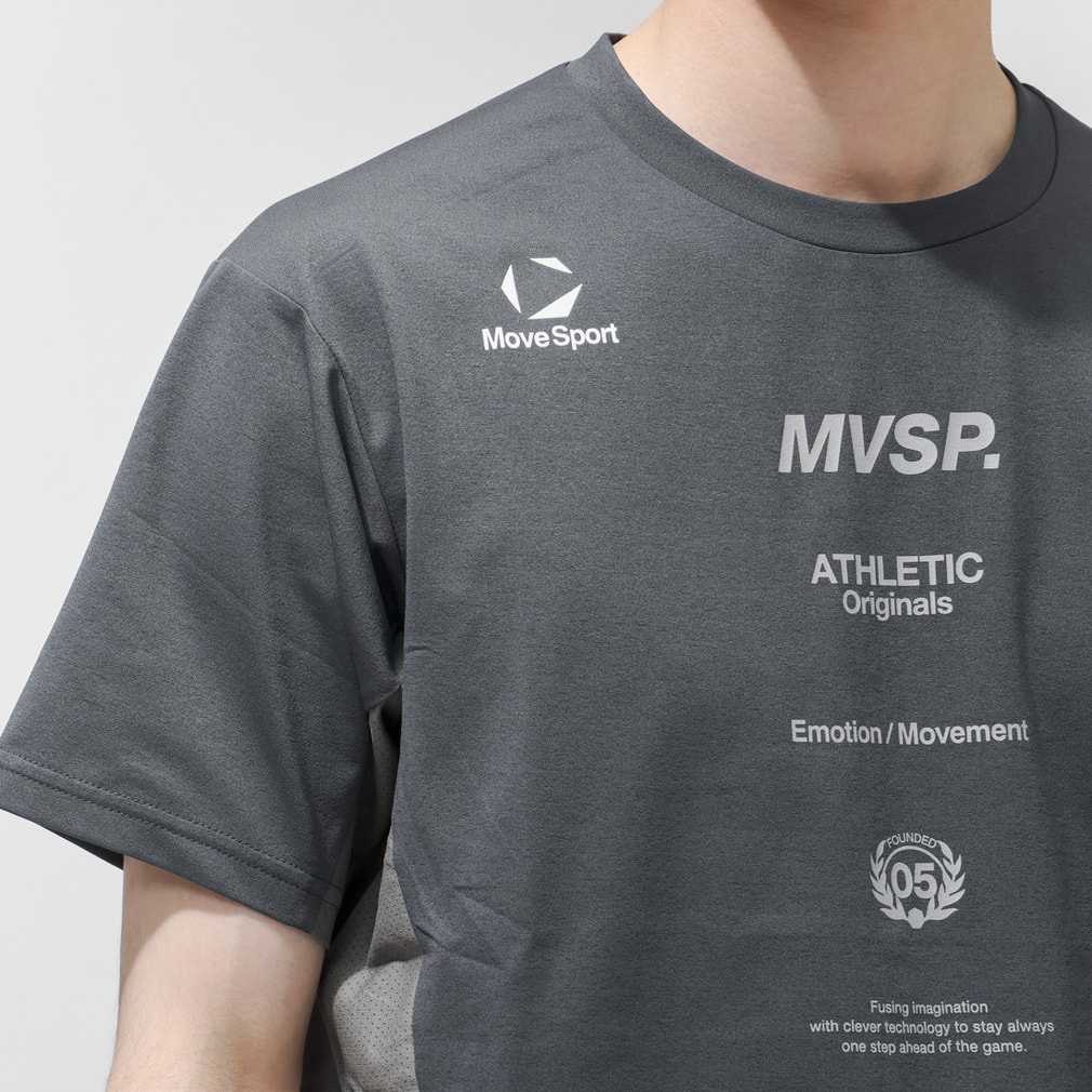 ムーブスポーツ メンズ 半袖 機能 Tシャツ 半袖Tシャツ ST6SHTA1MB