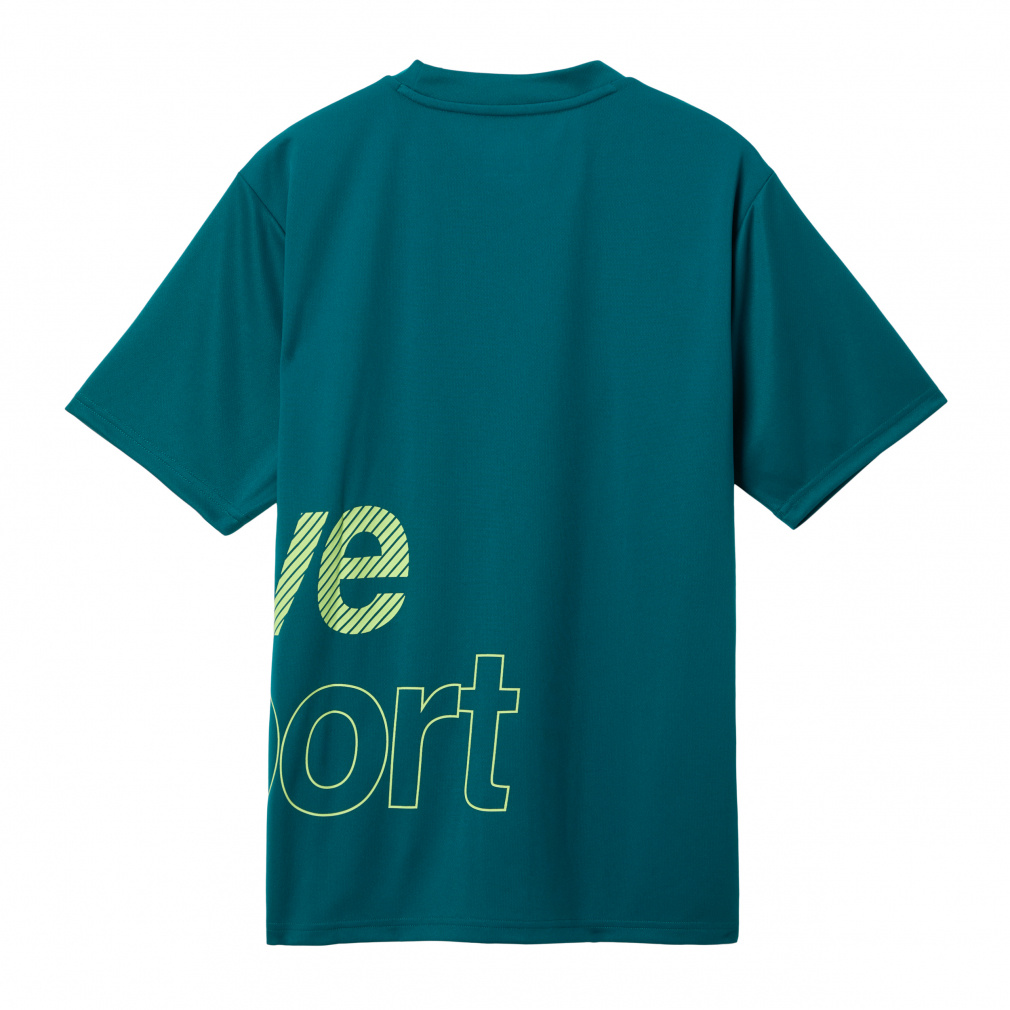 デサント メンズ 半袖 機能 Tシャツ ドライメッシュ ビックロゴ 半袖