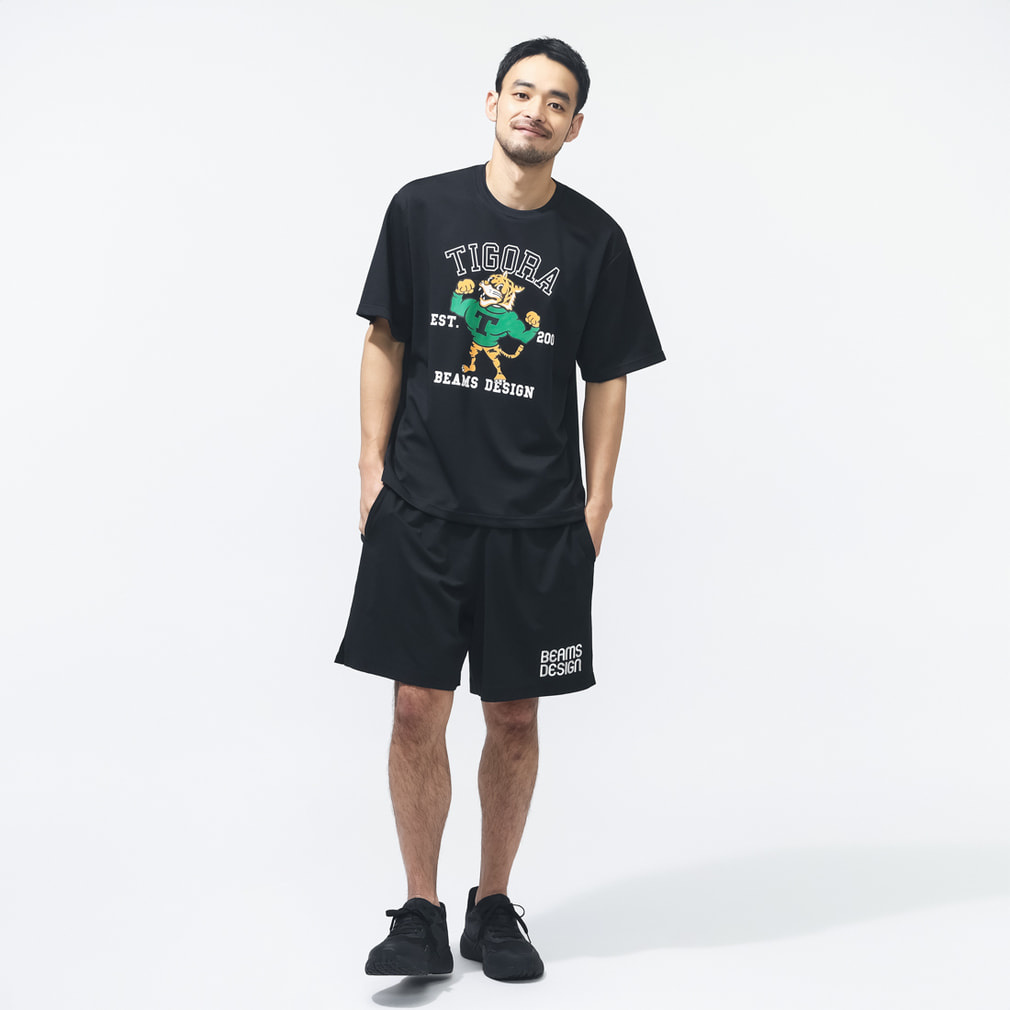 TIGORA by BEAMS DESIGN メンズ 半袖 機能 Tシャツ トレーニング