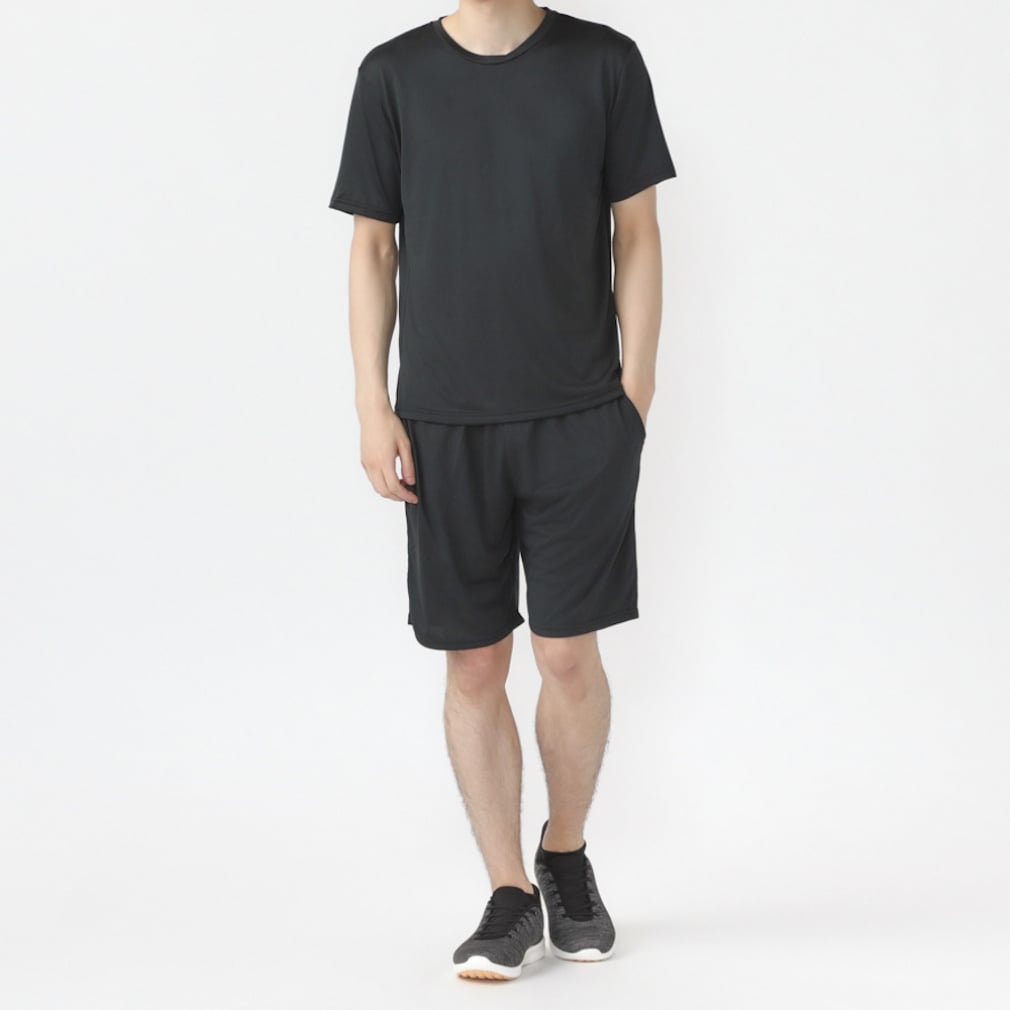 ティゴラ メンズ 半袖 Tシャツ ショートパンツ 上下セット TR-9A1264TS