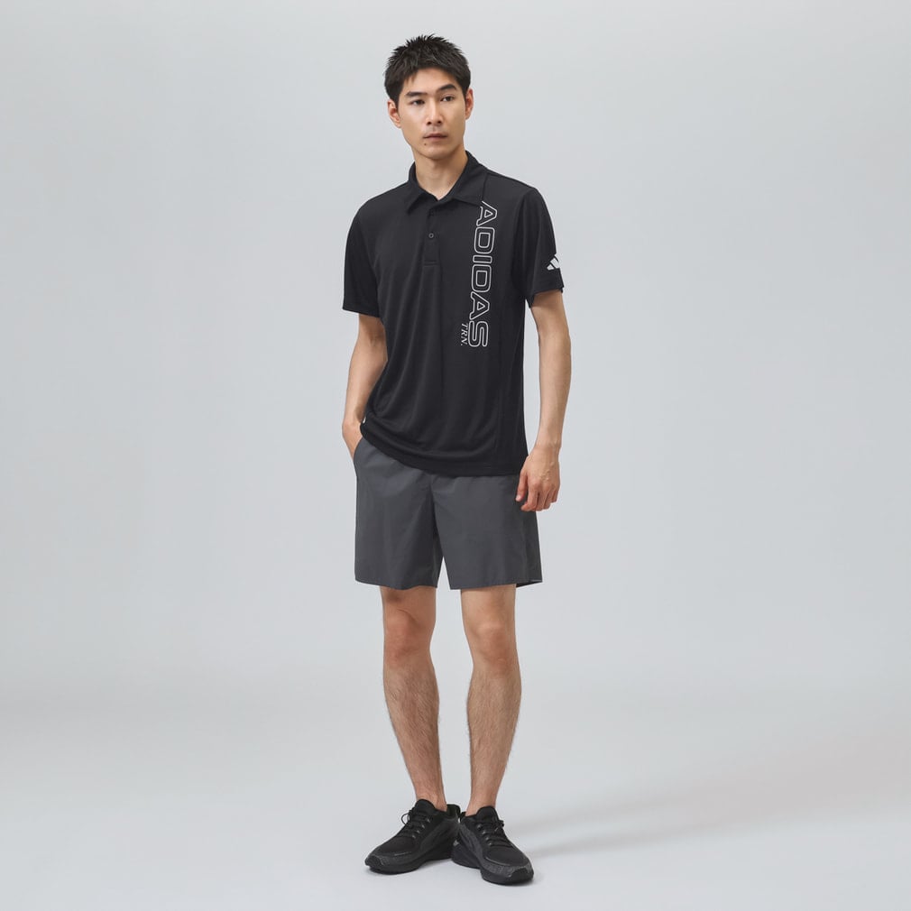 adidasポロシャツ、ハーフパンツ アディダス メンズ 半袖 機能 ポロシャツ M TRN ポロシャツ OGO34