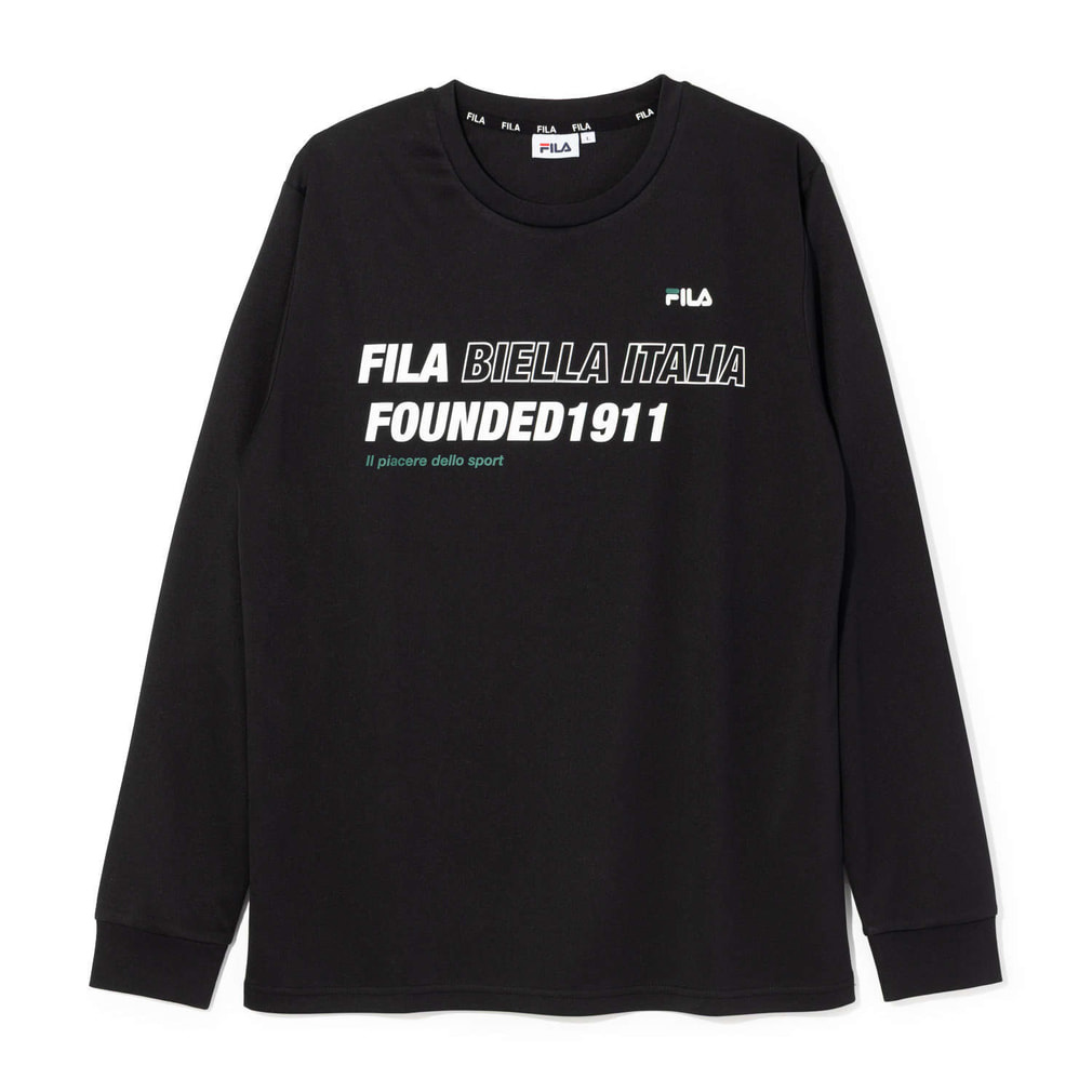 フィラ メンズ 長袖 機能 Tシャツ 機能Tシャツ FM25FP825 スポーツ
