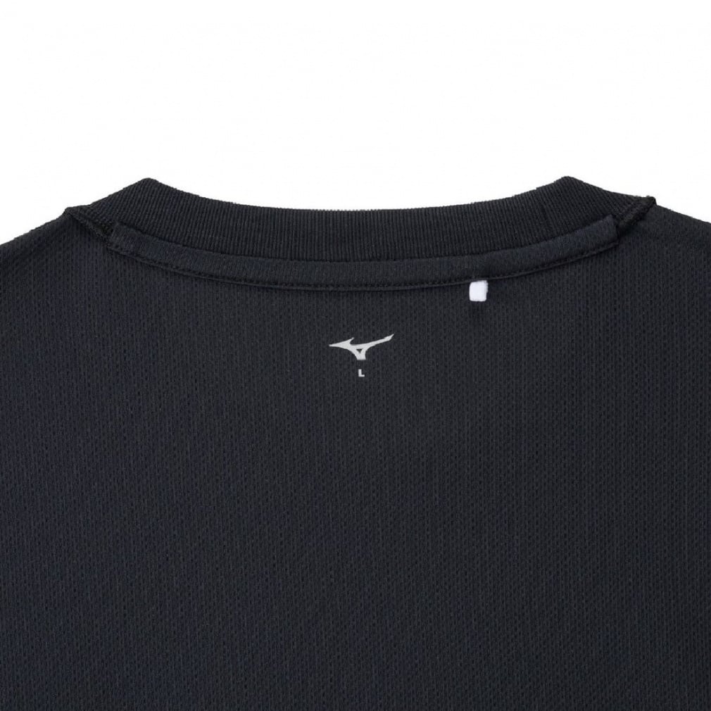★新品未使用★TRUSSARDI SPORT 長袖シャツ　タグ付き　ブラック ミズノ メンズ 長袖 機能 Tシャツ ナビドライTシャツ 長袖・丸首