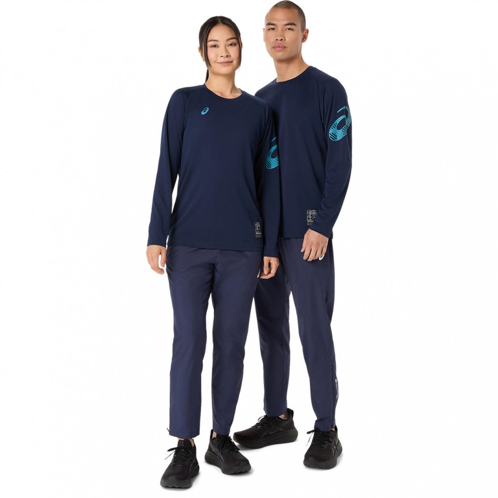 アシックス メンズ 長袖 機能 Tシャツ ドライ長袖シャツ 2031F161