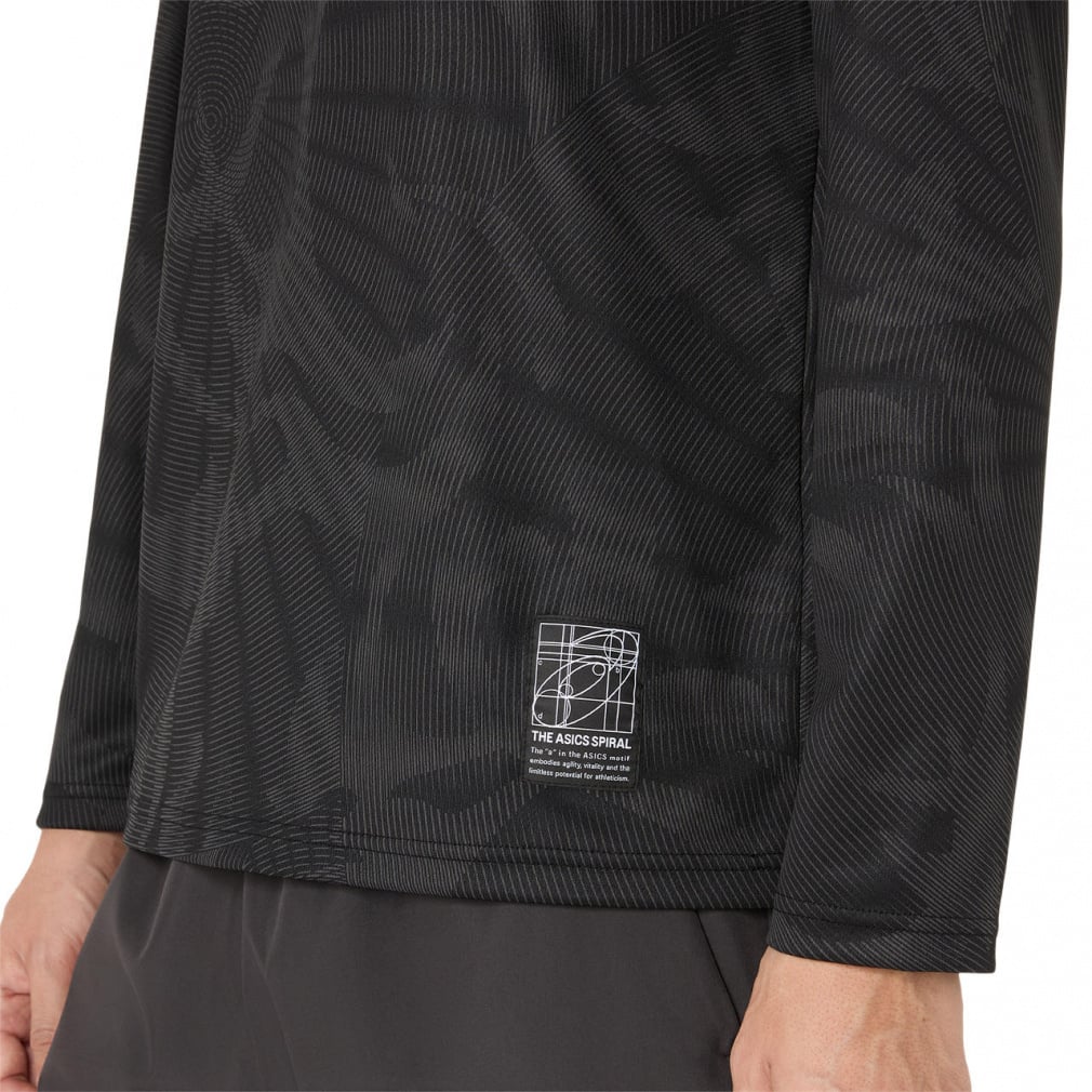 アシックス メンズ 長袖 機能 Tシャツ ドライグラフィック長袖シャツ