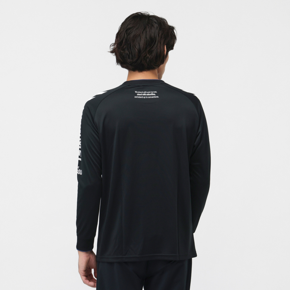 ヒュンメル メンズ 長袖 機能 Tシャツ L/Sプラクティスシャツ HAP7225