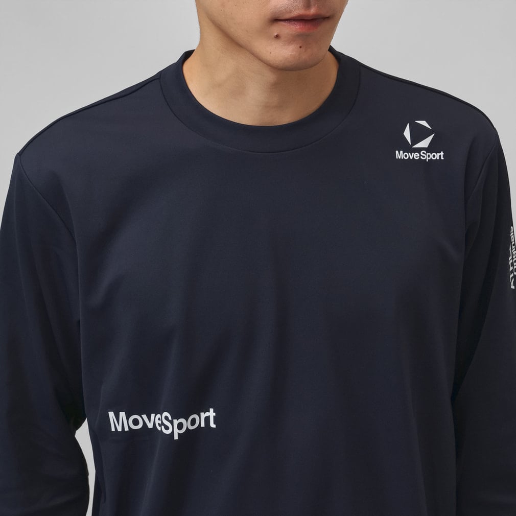 ムーブスポーツ メンズ 長袖 機能 Tシャツ ロングスリーブシャツ