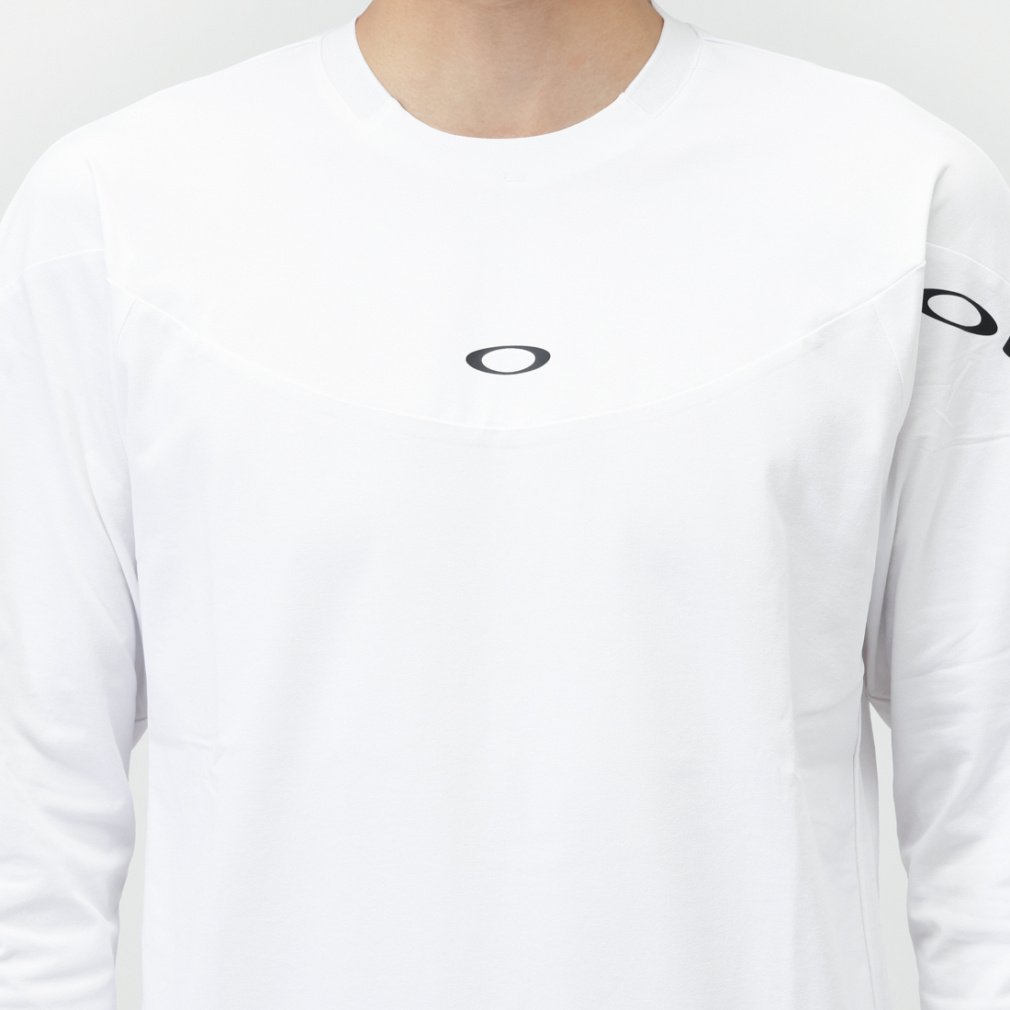 新品♚︎OAKLEY ホワイト長袖シャツ OAKLEY（オークリー） 長袖Tシャツ M ホワイト メンズ : ZOZOTOWN