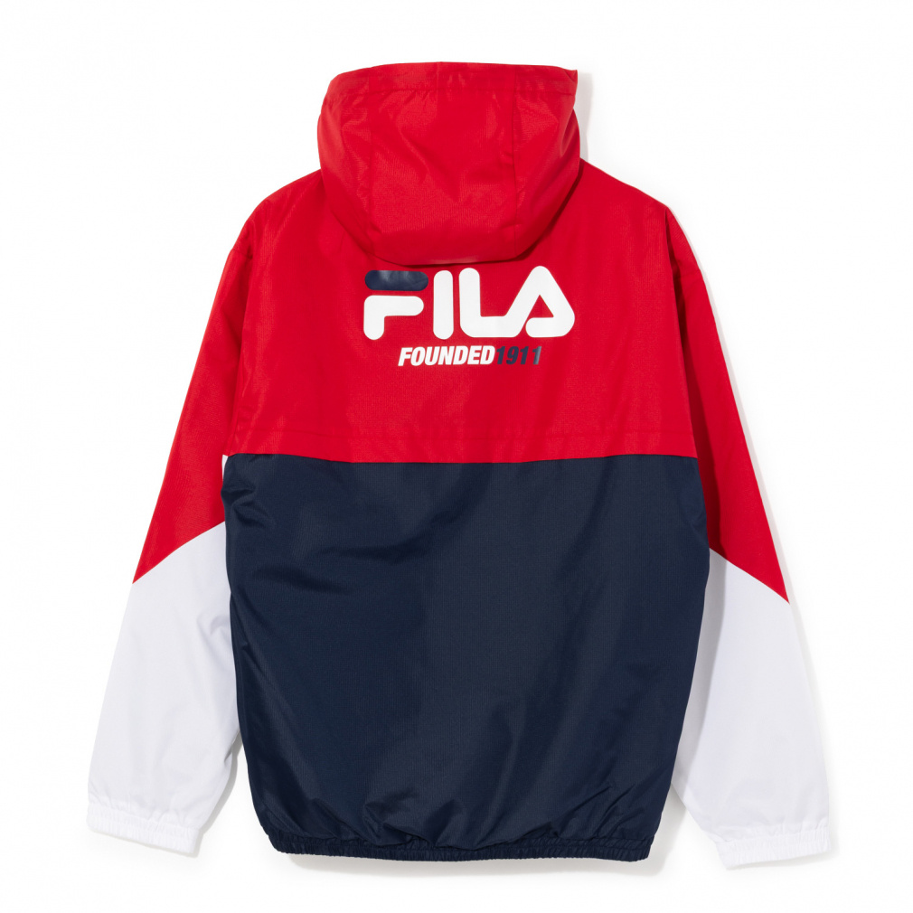 フィラ メンズ ウインドジャケット 裏トリコット起毛ウィンド