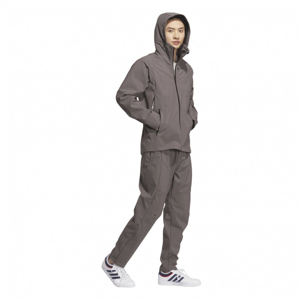 プレミアム スポーツ 圧着加工フリースウーブン フードジャケット