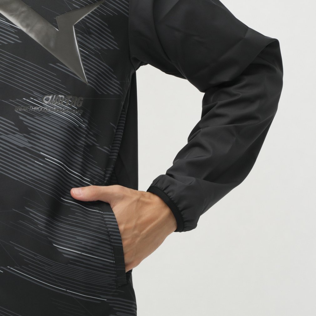 アシックス メンズ ウインドジャケット AIM-TRG裏メッシュグラフィック