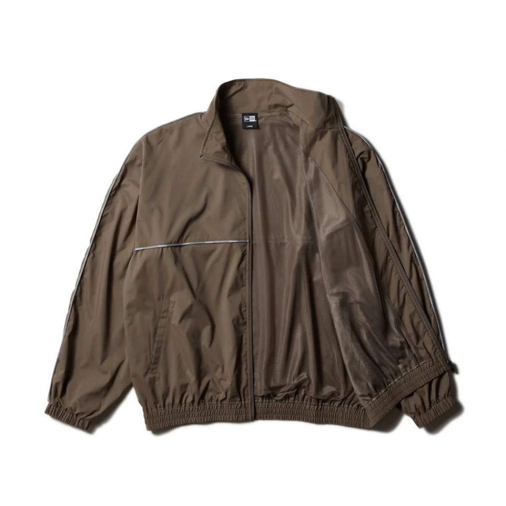ニューエラ メンズ ウインドジャケット PA OS PIPING TRACK JACKET OLI