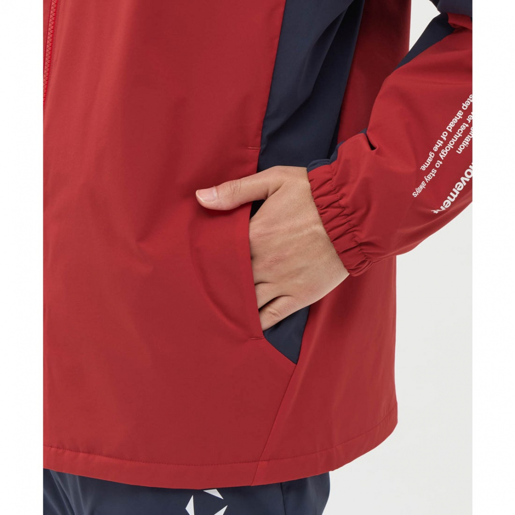 デサント メンズ ウインドジャケット HEATNAVIブラッシュド スタンド