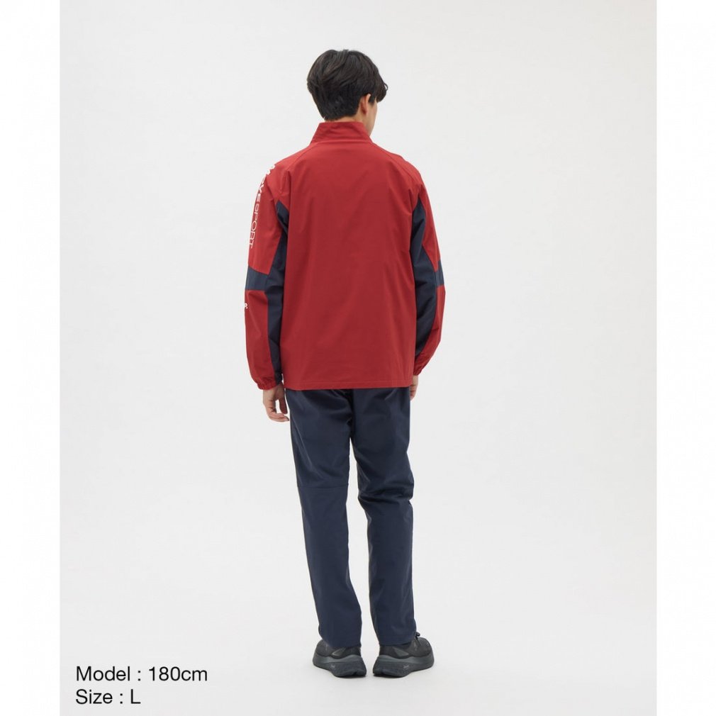 デサント メンズ ウインドジャケット HEATNAVIブラッシュド スタンド