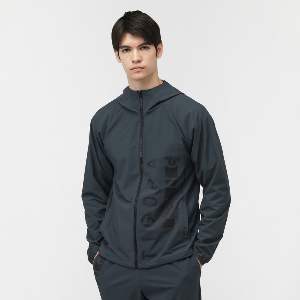 メンズウェア dj0327 ティゴラ メンズ ウインドジャケット 撥水ストレッチジャケット TR