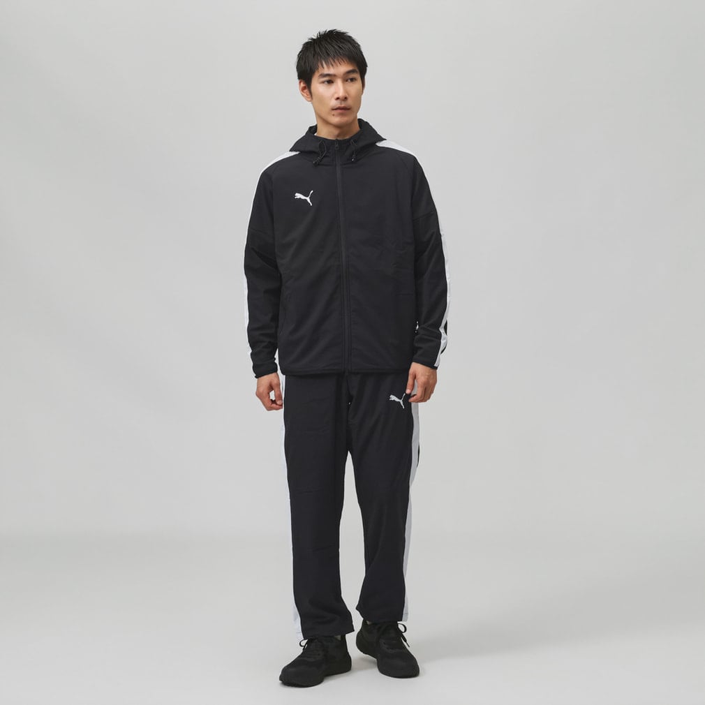 プーマ メンズ ウインドパンツ PUMA VOLTAGE WOVEN FLEECE MESH LINED