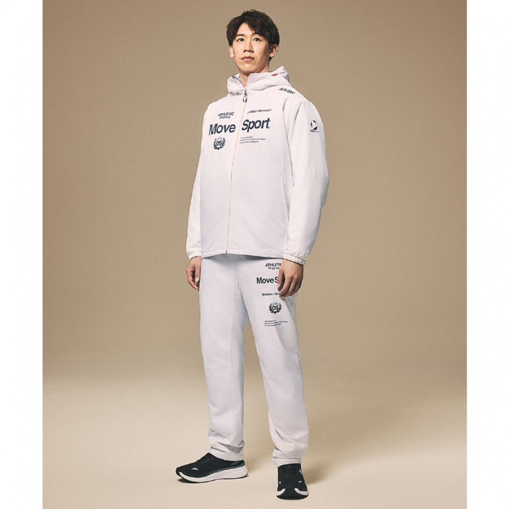 デサント ST5FPZ32M 【ACTIVE SUITS】THERMO オーセンティック ロングパンツ（ホワイト） サイズ M DESCENTE デサント メンズ ウインドパンツ 【ACTIVE SUITS】THERMO