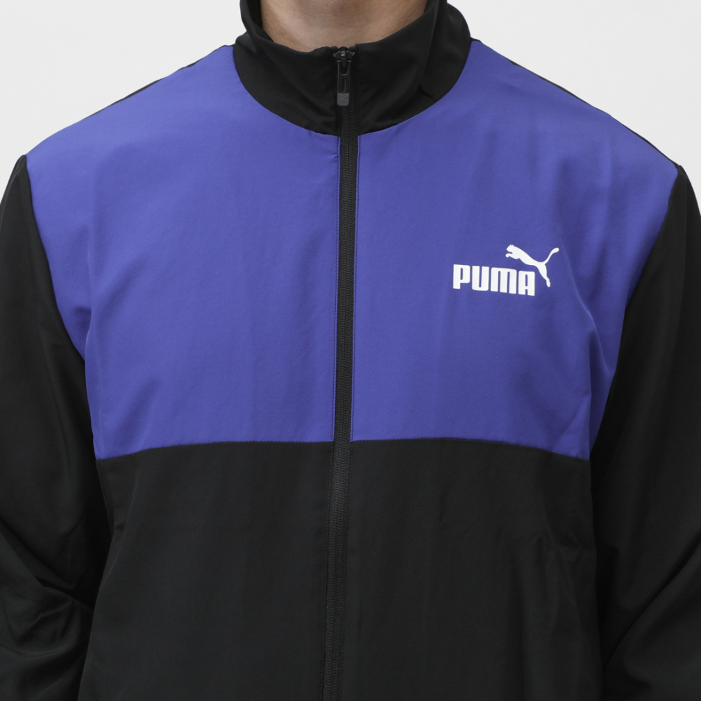 ウインドブレーカー 上下セット ウーブン カラーブロック スーツ