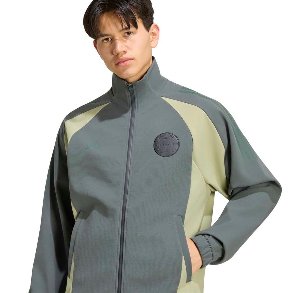 アディダス メンズ ニットジャケット T.S.U.F.C. ルーズフィット