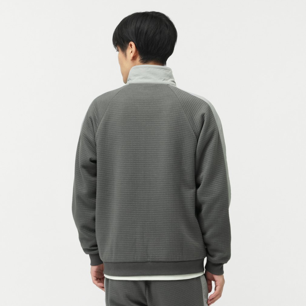 ニューバランス THE CITY メンズ ニットジャケット キルティングニット