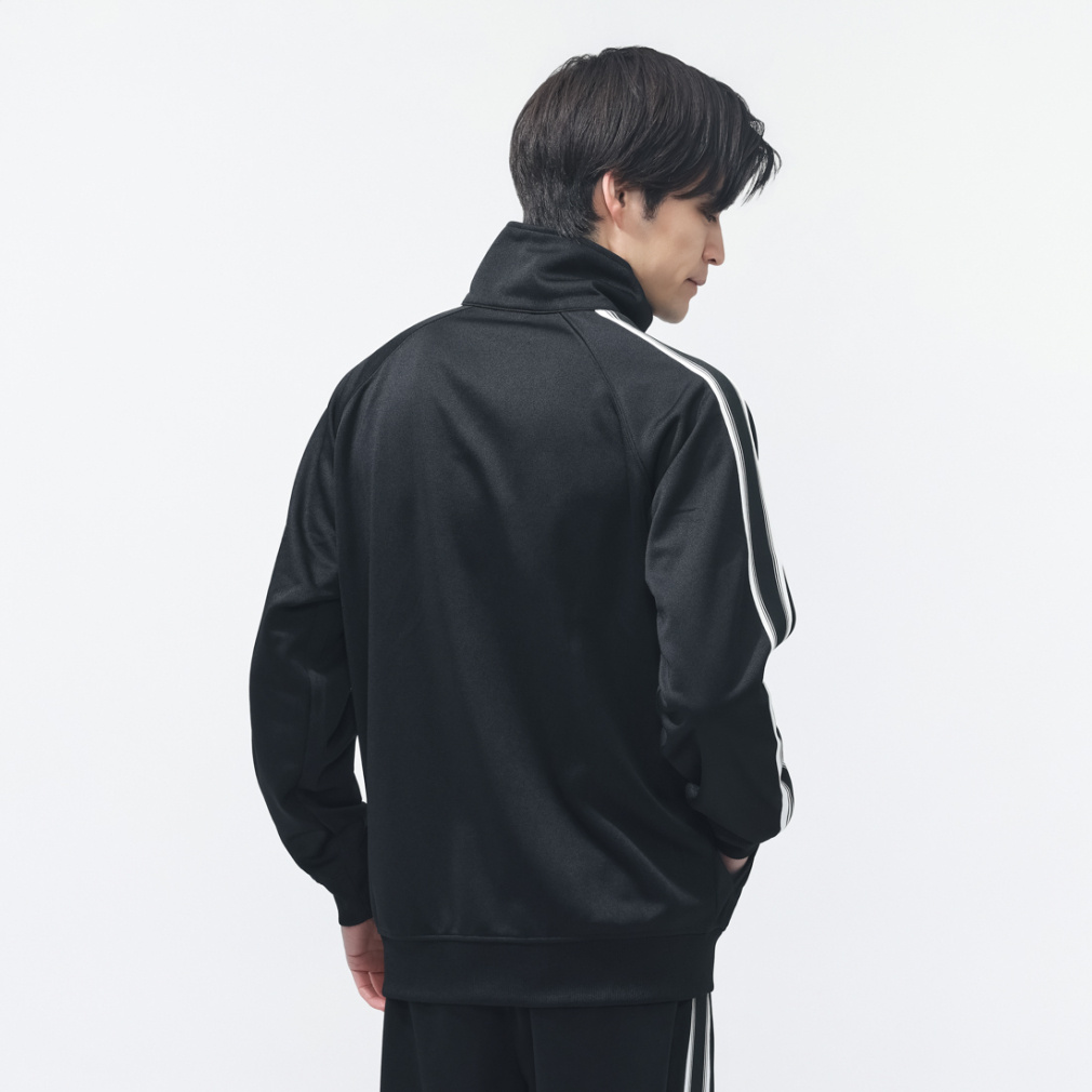 ニューエラ メンズ ニットジャケット PA SMOOTH TRACK JKT BLK