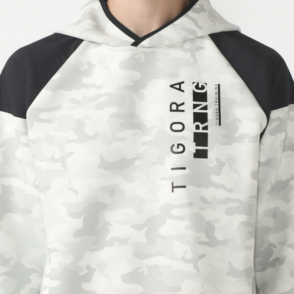 ティゴラ メンズ ニットジャケット ハイブリットニットパーカー TR