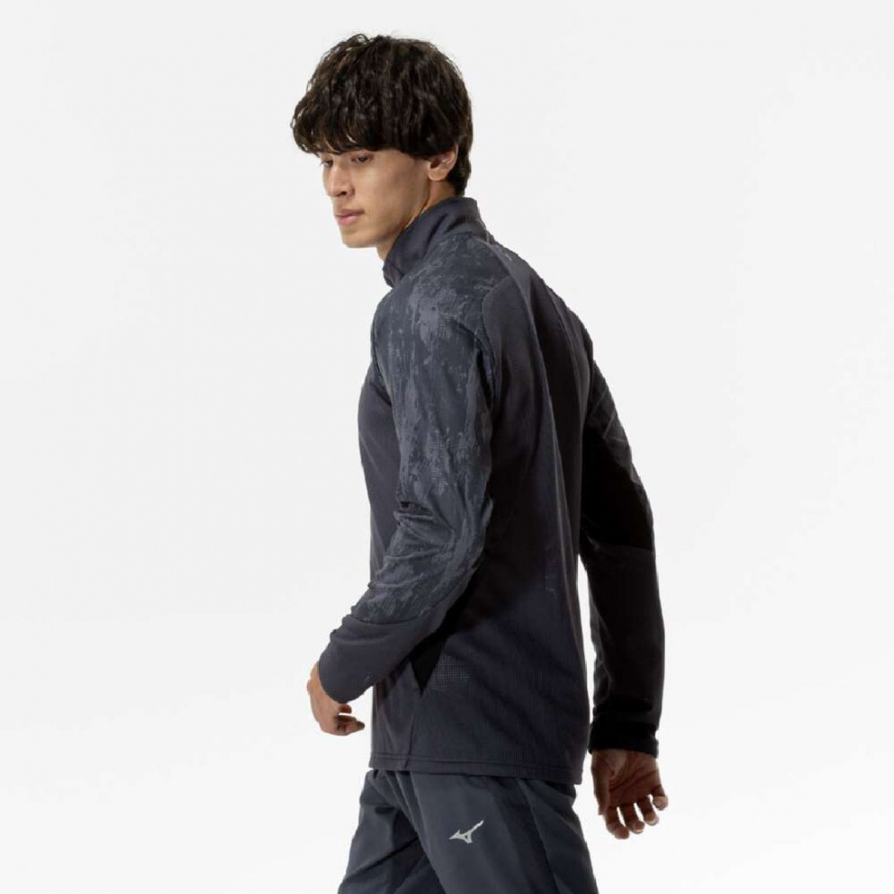 ミズノ メンズ クロスジャケット ドライエアロフローハイブリッド