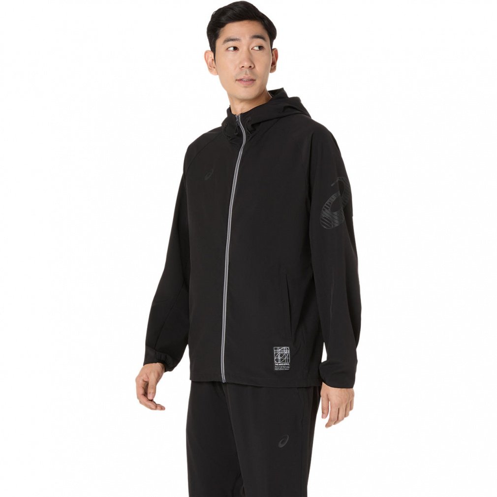 アシックス メンズ クロスジャケット はっ水ストレッチウーブン