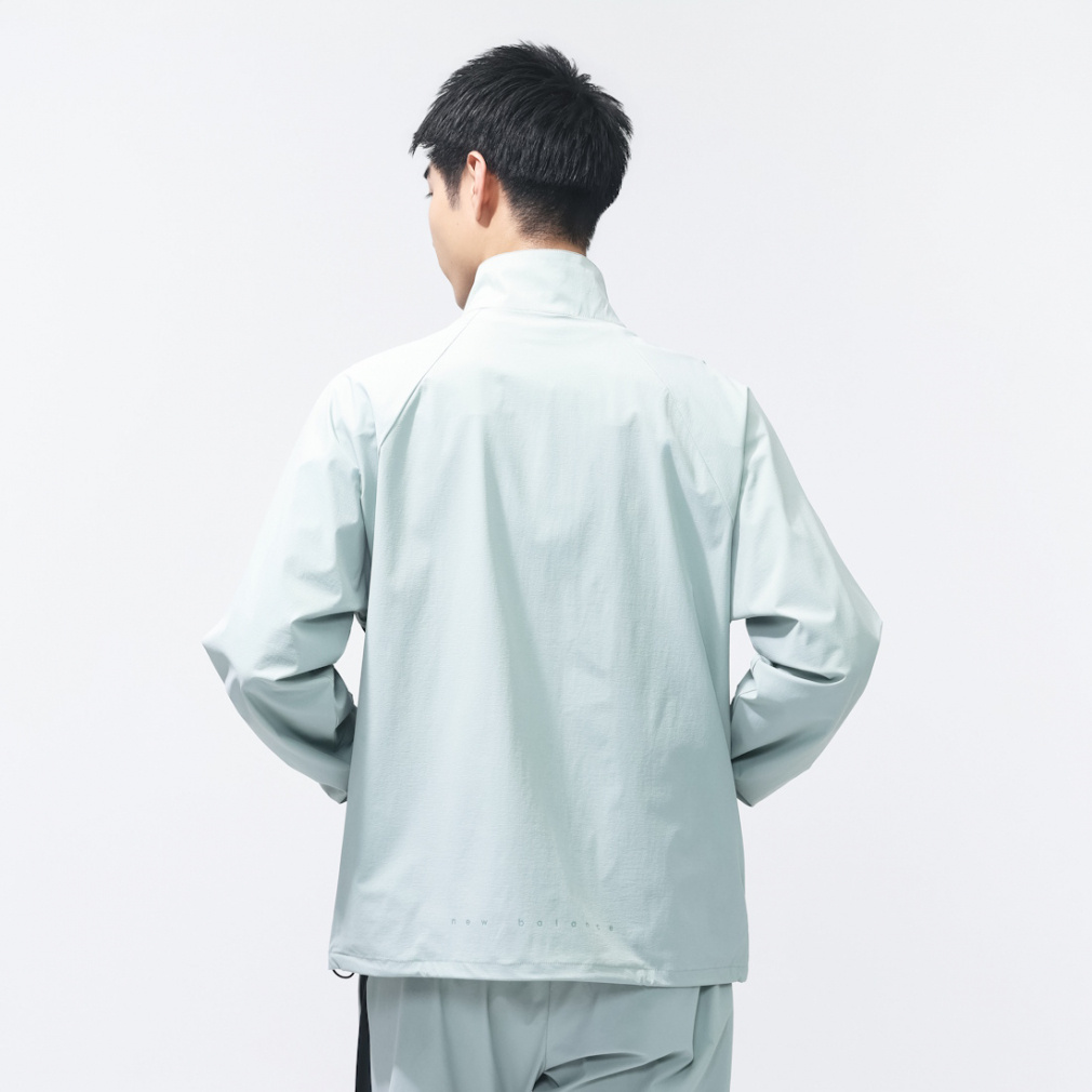 ニューバランス THE CITY メンズ クロスジャケット ファブリックコンビ