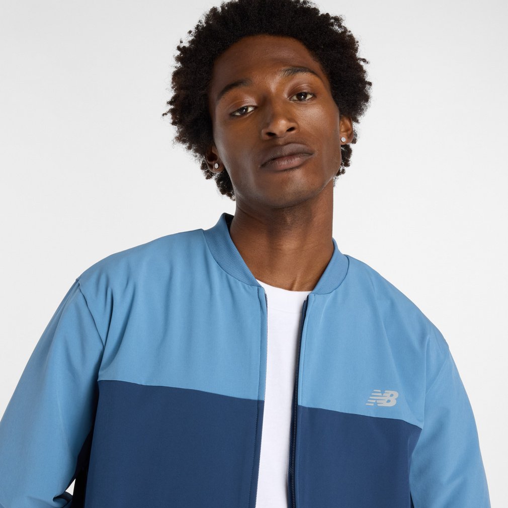 ニューバランス メンズ クロスジャケット ストレッチウーブンボンバー