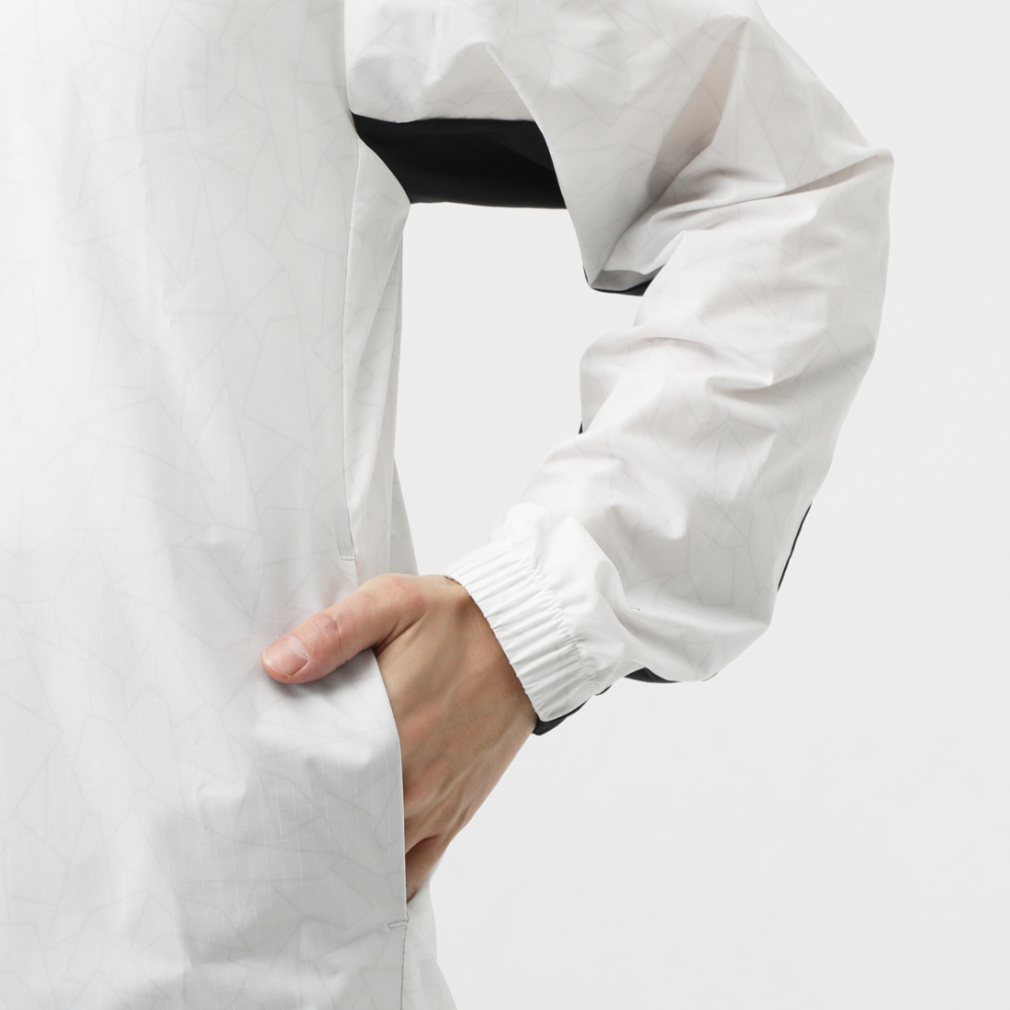 （ヨシ）プロテクター付きクラリティージャケット LL ホワイト ティゴラ TIGORA メンズ ニットジャケット ハイブリッドニット