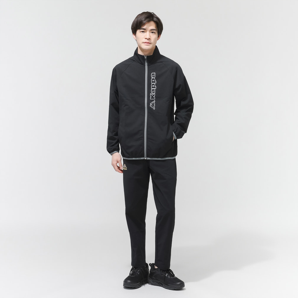 カッパ メンズ クロスパンツ ロングパンツ 216922 BK スポーツウェア