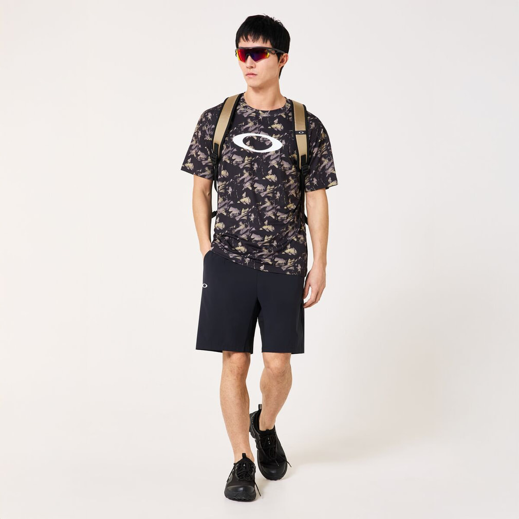 I4 新品 サイズ5 パーリーゲイツ オランウータン柄 半袖プルオーバー オークリー メンズ クロス ハーフパンツ ENHANCE MOBILITY SHORTS 7.0