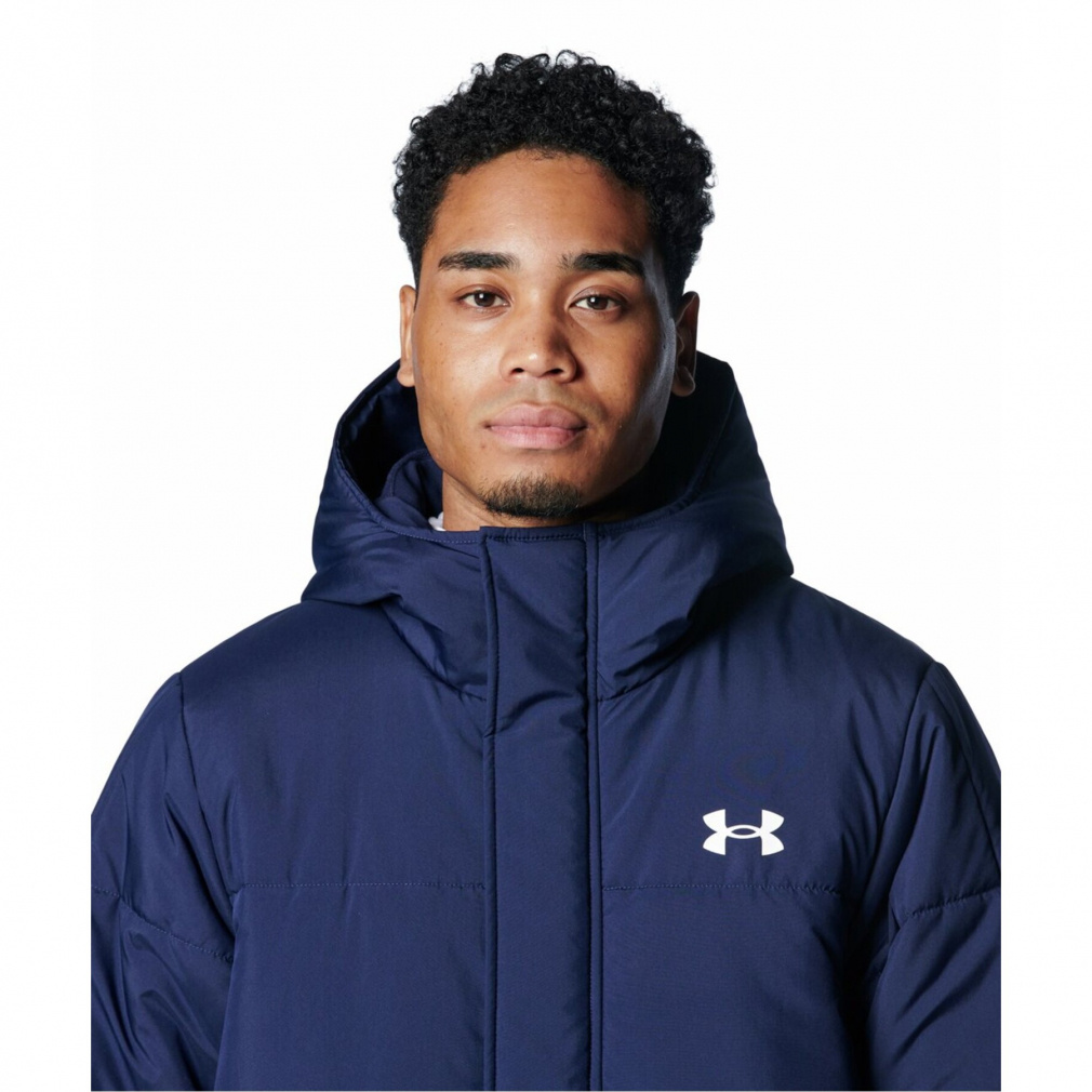 アンダーアーマー メンズ ベンチコート UAロゴ ロングコート 1388242