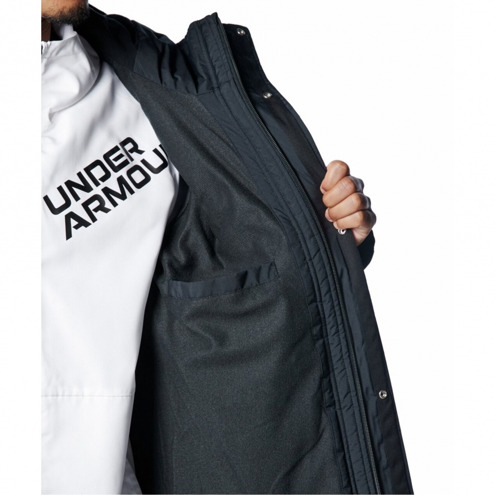 アンダーアーマー メンズ ベンチコート UAロゴ ロングコート 1388242