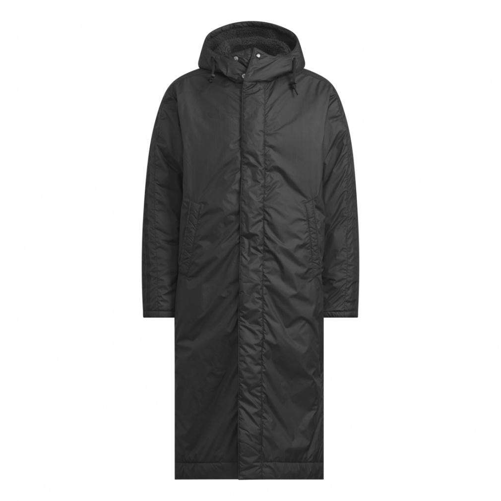 スリーストライプス ルーズフィット ロング ボアコート｜Alpen Online