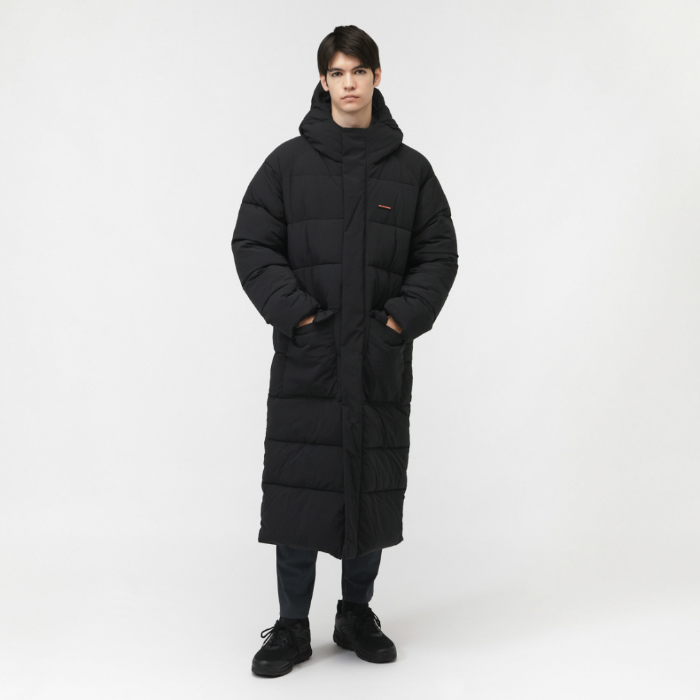 BEAMS DESIGN ベンチコート ブラック/オレンジ TIGORA by BEAMS DESIGN メンズ ベンチコート TRBM-9P1505IJ アウター