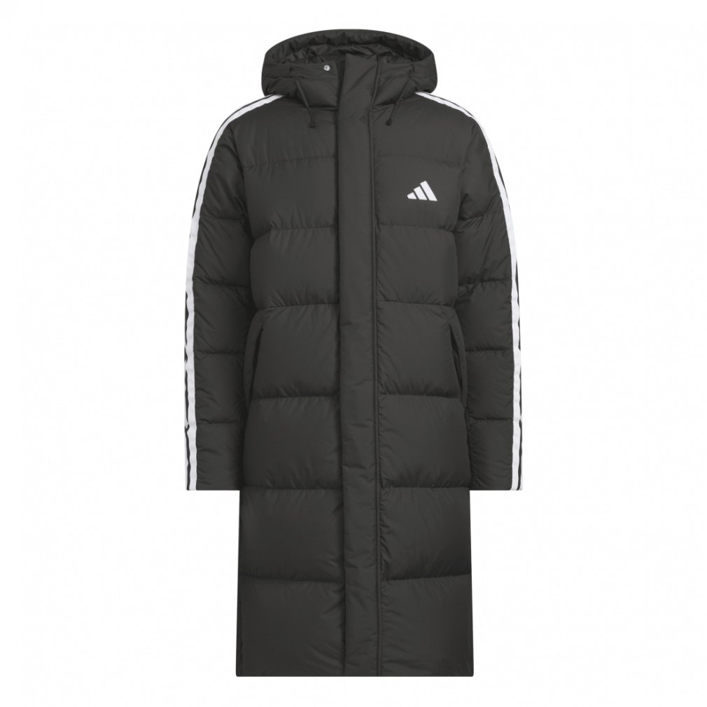 スリーストライプス レギュラーフィット ロング ダウン コート｜Alpen