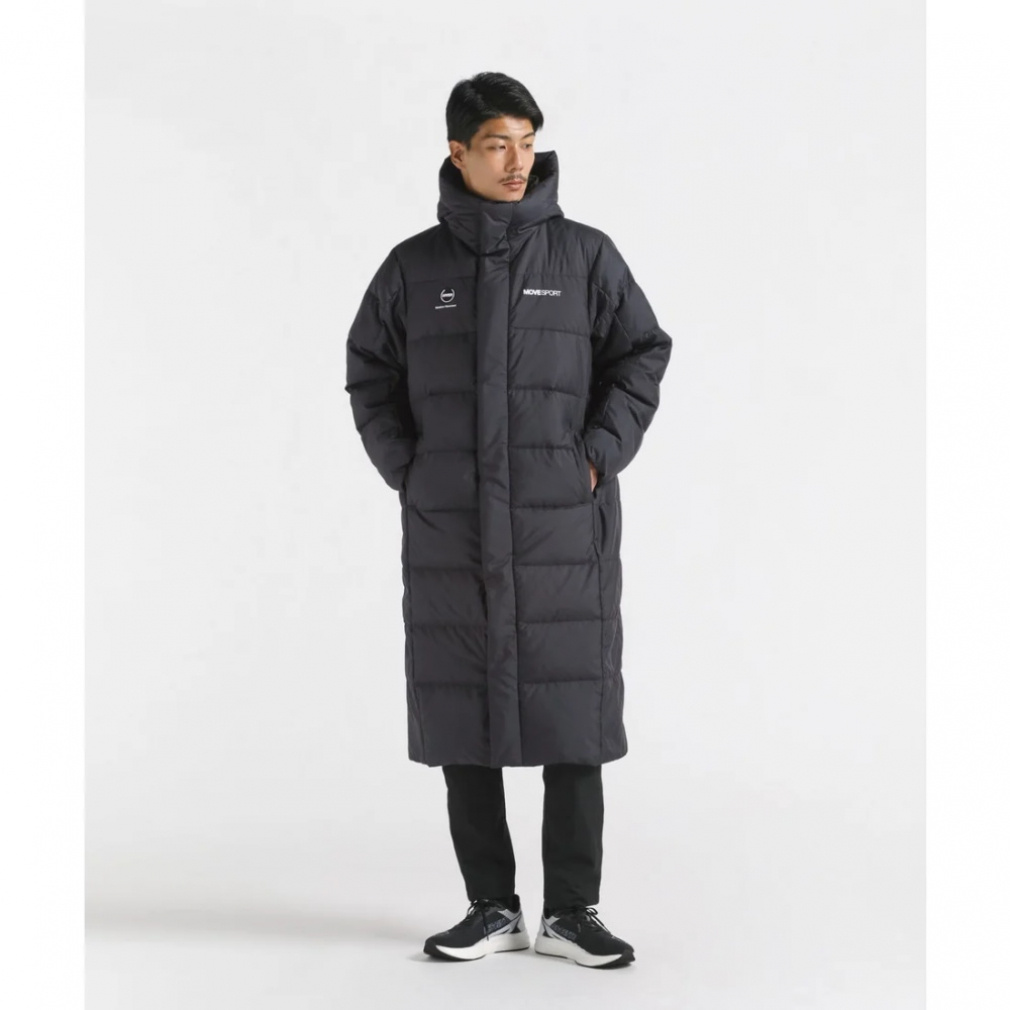 デサント メンズ スーパーロング ダウンコート ST4FDJ01M BK00
