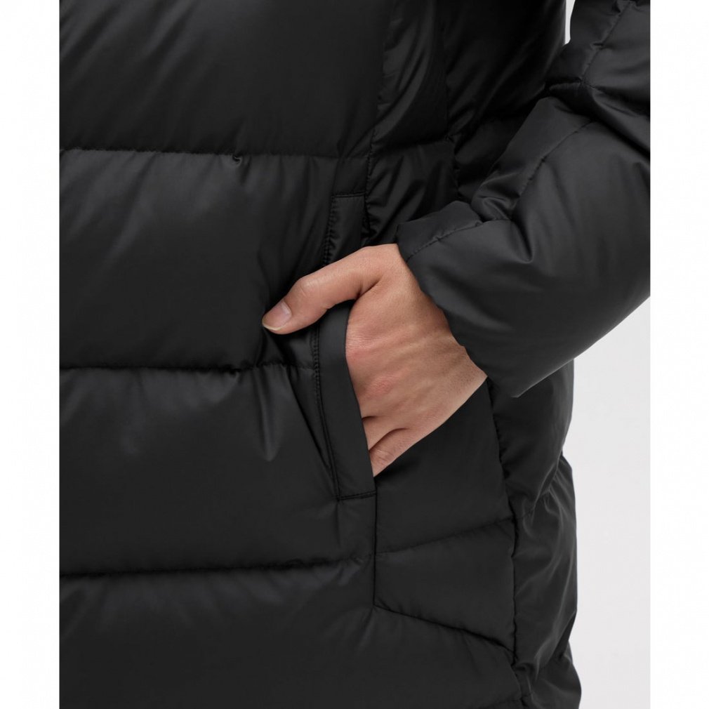 デサント メンズ ダウンコート ロングダウンコート ST5FDJ00M BK00