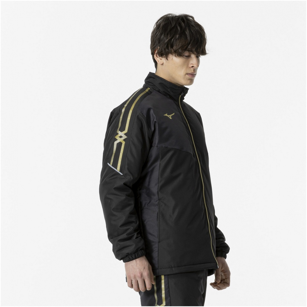 ミズノ メンズ 中綿ジャケット MC-LINE ブレスサーモ 中綿ウォーマー