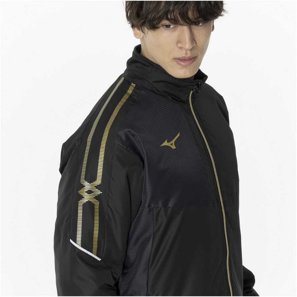 ミズノ メンズ 中綿ジャケット MC-LINE ブレスサーモ 中綿ウォーマー