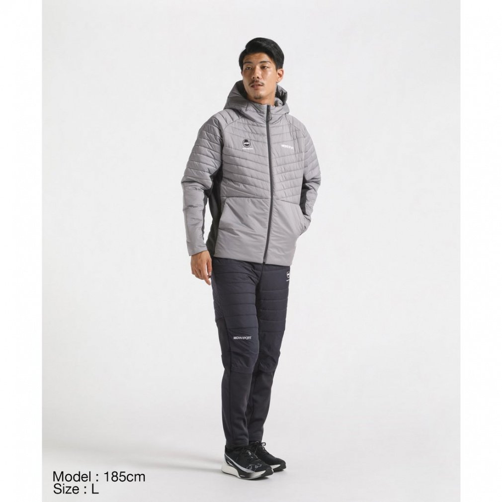 デサント メンズ 中綿ジャケット AERO CAPSULE ハイブリッドフーディー