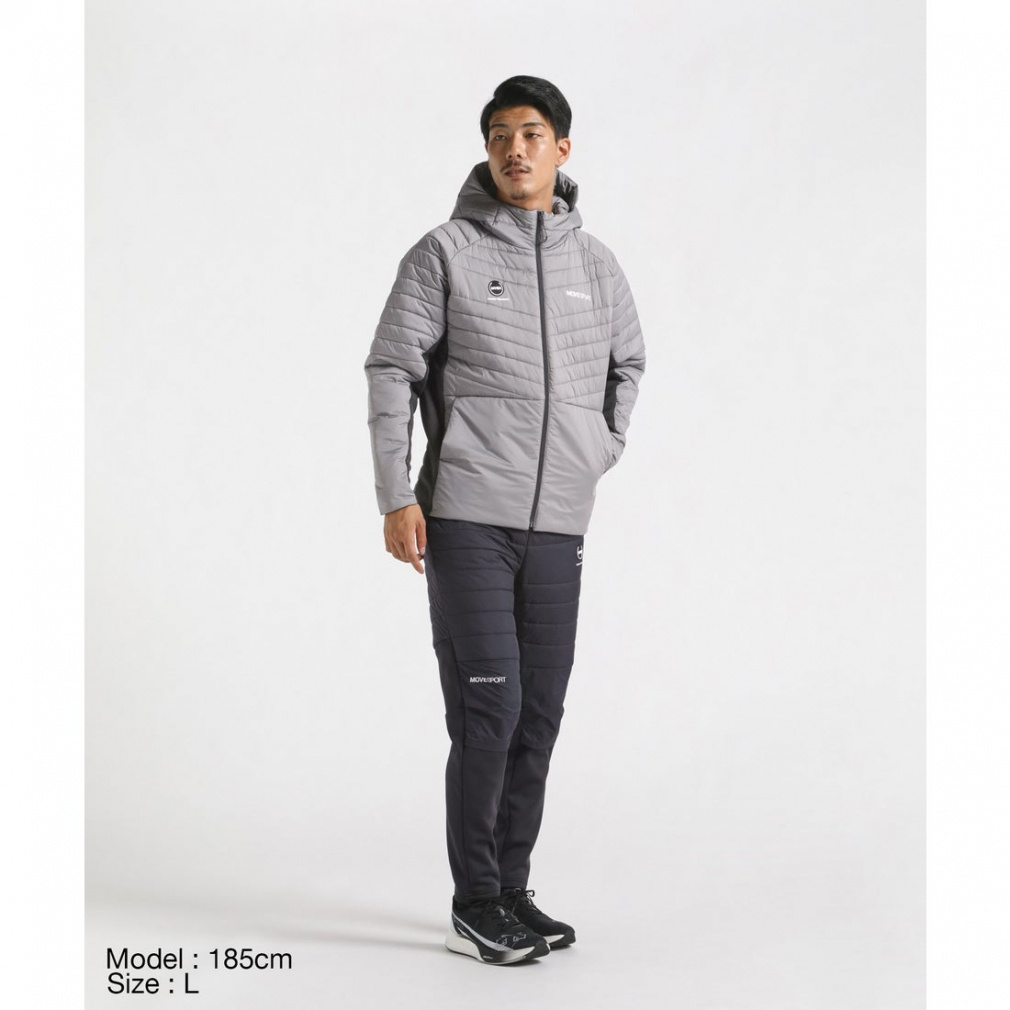 デサント メンズ 中綿ジャケット AERO CAPSULE ハイブリッドフーディー
