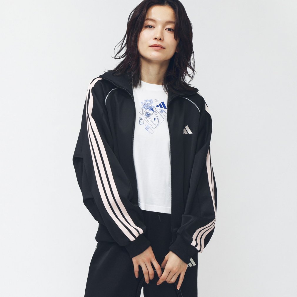 アディダス レディース 長袖 ジャージ ジャケット STSV トラックトップ