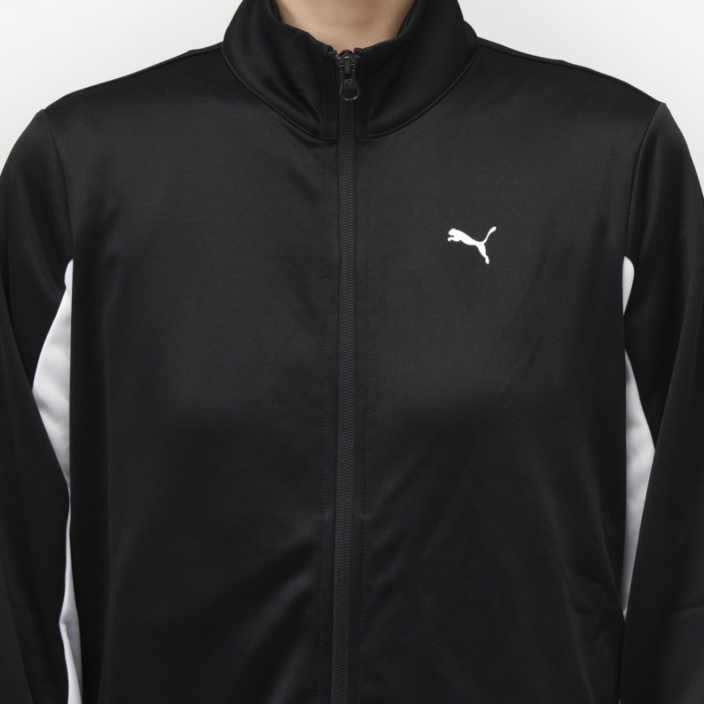 PUMA ブラック ジャージジャケット プーマ レディース 長袖 ジャージ ジャケット TAD ジャージJKT 528006